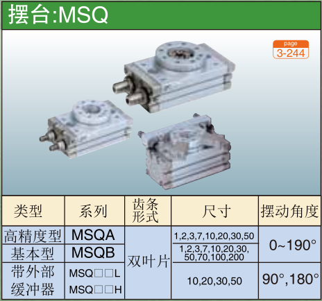 摆台:MSQ